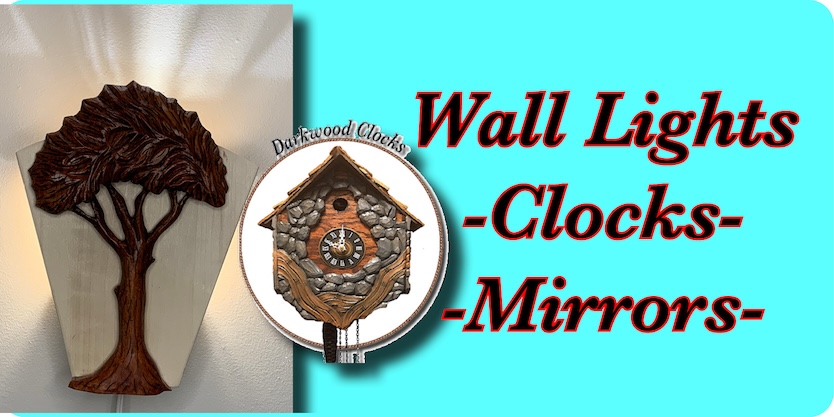 Wall Lights Clocks and Mirrrors and more